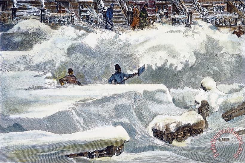 Others Blizzard Of 1888, Nyc Art Print