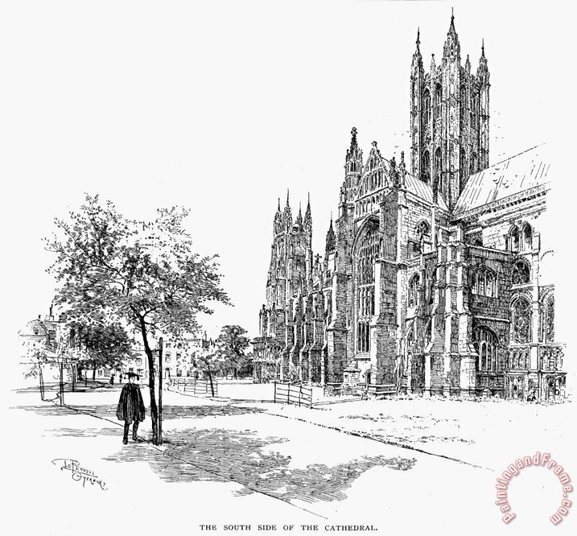 Others Canterbury Cathedral Art Print