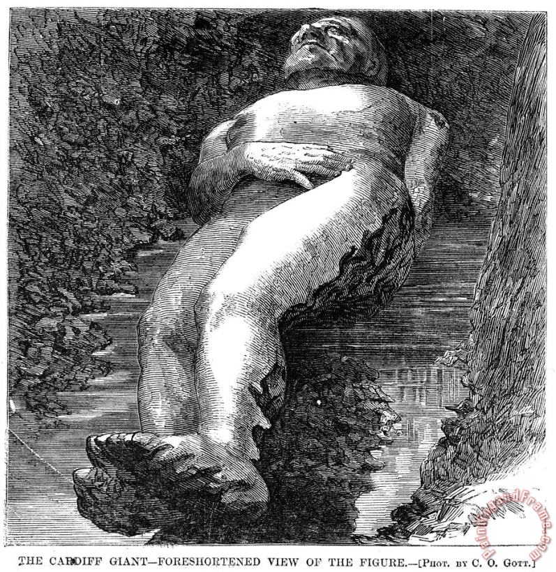 Cardiff Giant, 1869 painting - Others Cardiff Giant, 1869 Art Print