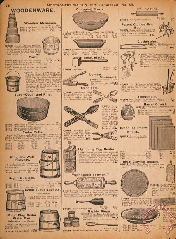 Others CATALOG PAGE, c1900 Art Painting