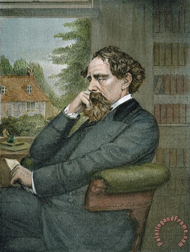 Others Charles Dickens Art Painting