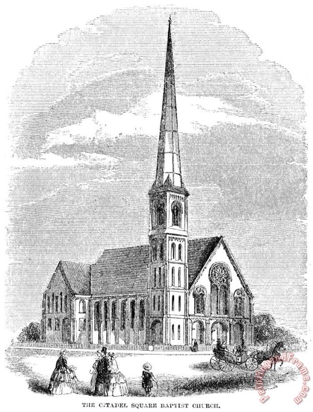 Charleston: Church, 1857 painting - Others Charleston: Church, 1857 Art Print