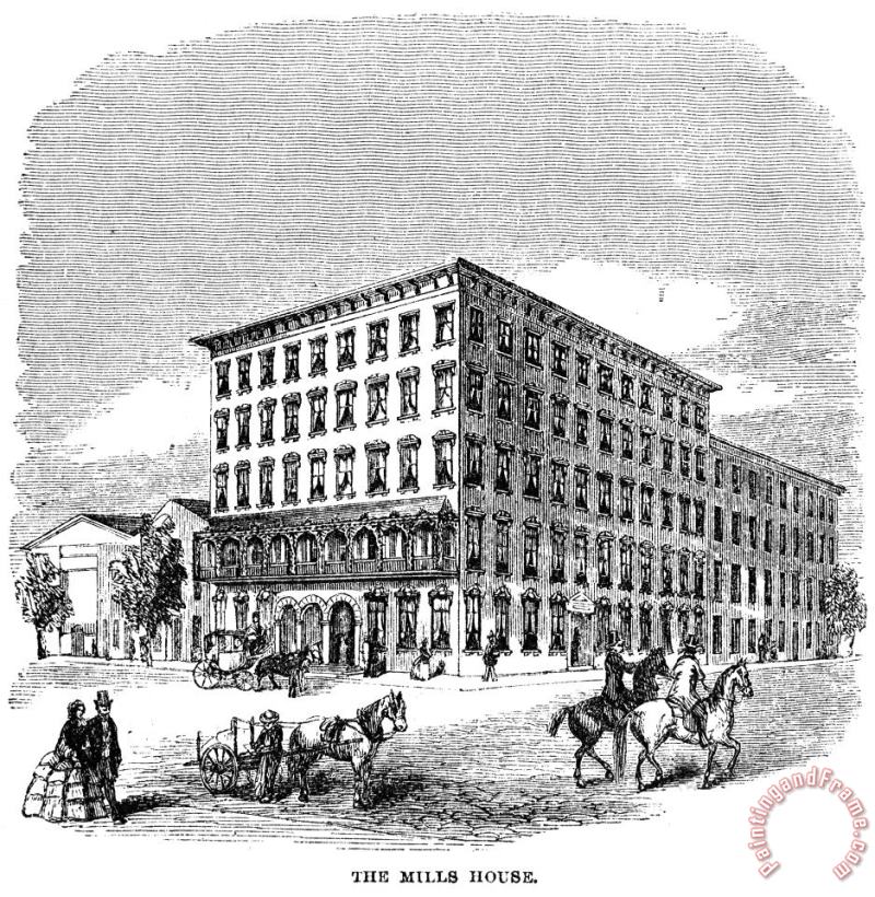 Others Charleston: Hotel, 1857 Art Painting