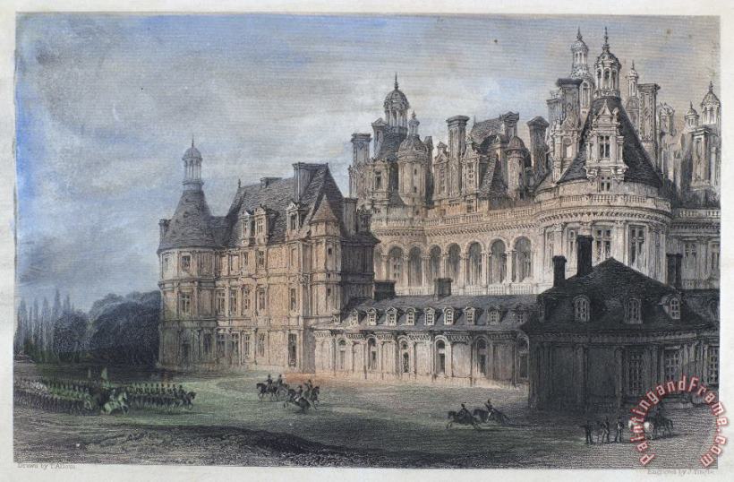 Chateau De Chambord painting - Others Chateau De Chambord Art Print
