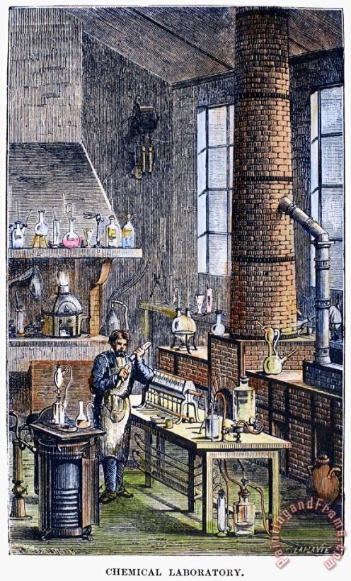 Others Chemical Laboratory, 1873 Art Print