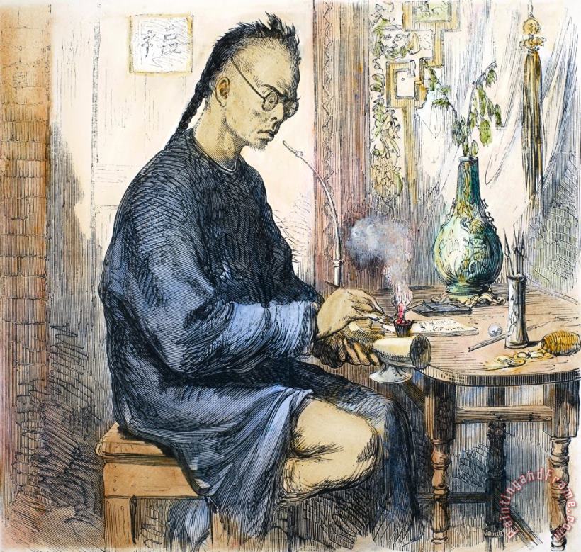 Others China: Opium, 1859 Art Print