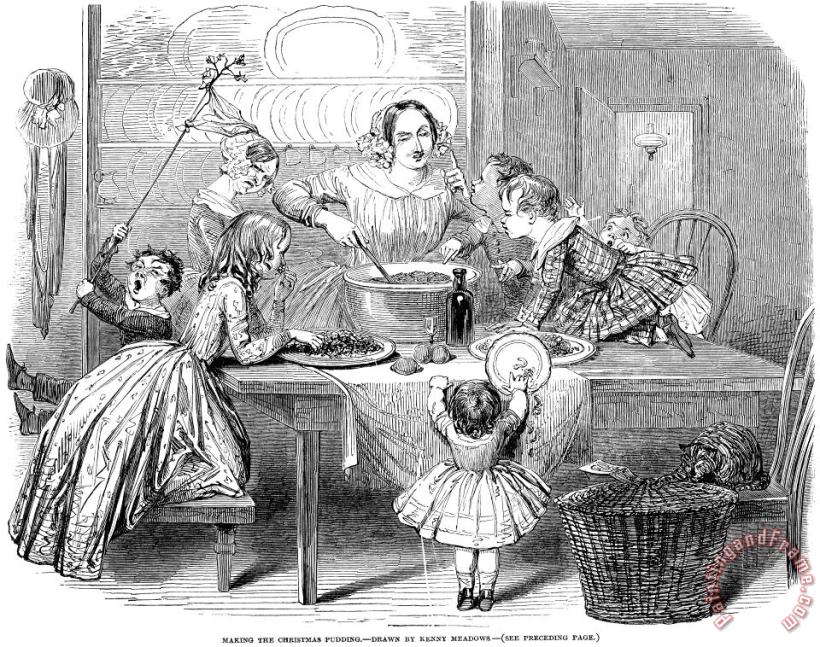 Others Christmas Pudding, 1848 Art Print