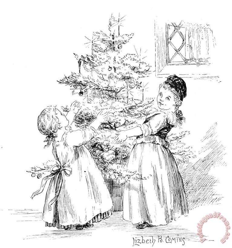 Others Christmas Tree Art Print