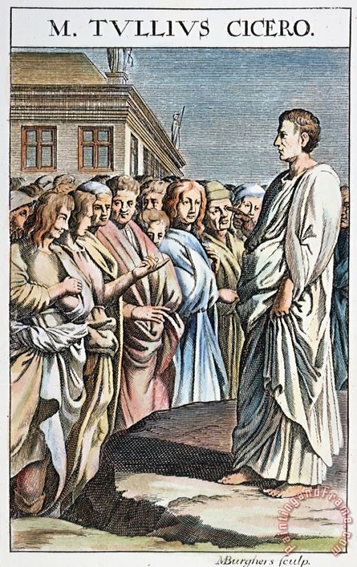 Cicero (106-43 B.c.) painting - Others Cicero (106-43 B.c.) Art Print