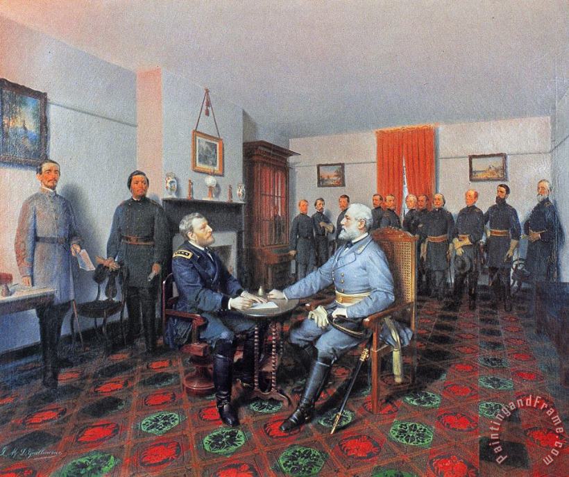 Civil War: Appomattox, 1865 painting - Others Civil War: Appomattox, 1865 Art Print