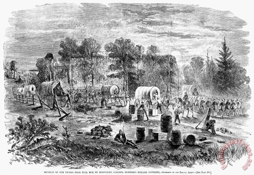 Civil War: Bull Run, 1861 painting - Others Civil War: Bull Run, 1861 Art Print