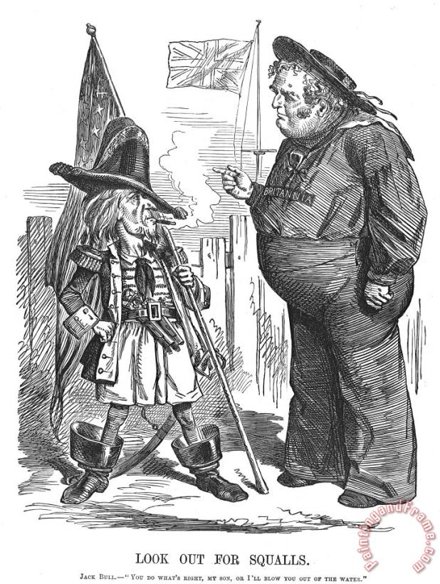 Others Civil War: Cartoon, 1861 Art Painting