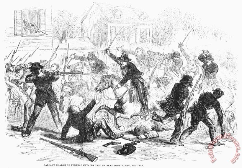 Civil War: Fairfax, 1861 painting - Others Civil War: Fairfax, 1861 Art Print