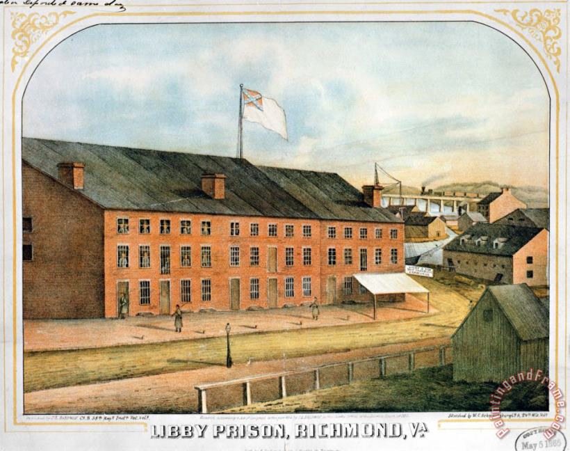 Others Civil War: Libby Prison Art Painting