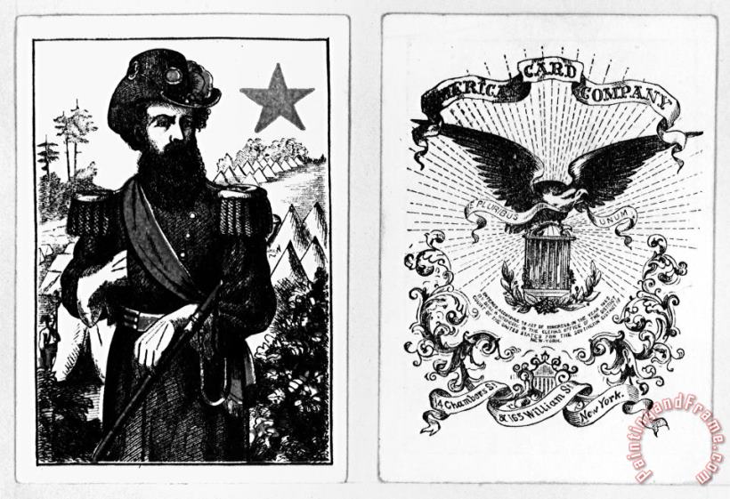 Others Civil War: Playing Cards Art Print