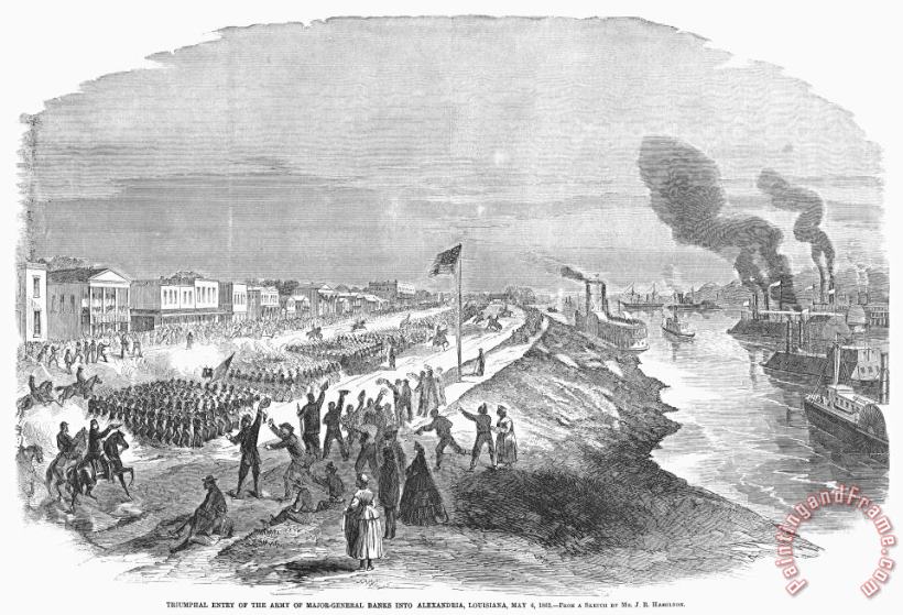 Civil War: Red River, 1863 painting - Others Civil War: Red River, 1863 Art Print