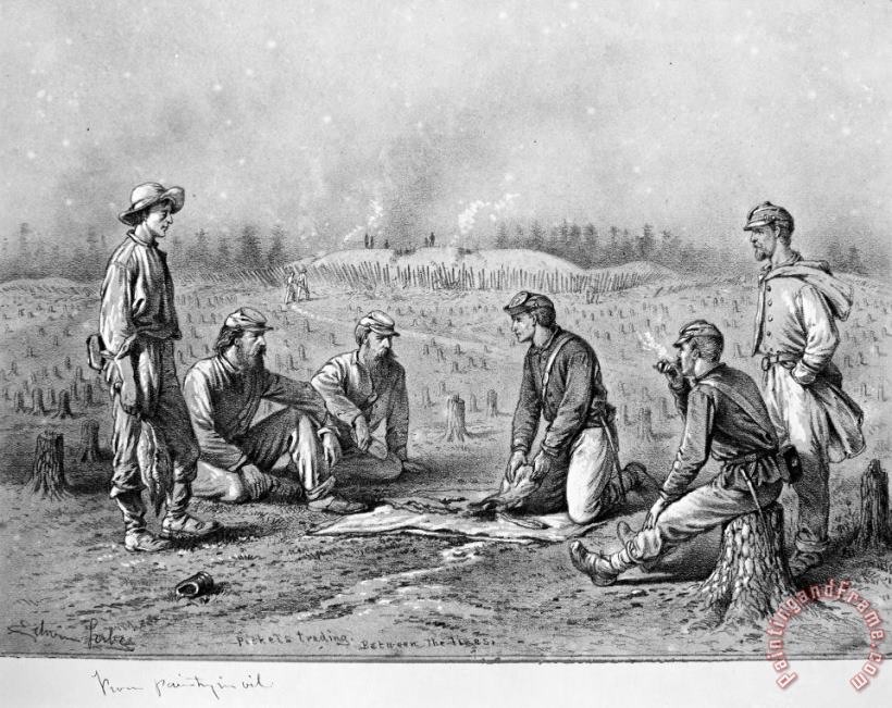 Others Civil War: Soldiers Art Painting