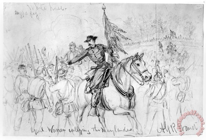 Civil War: Spotsylvania painting - Others Civil War: Spotsylvania Art Print