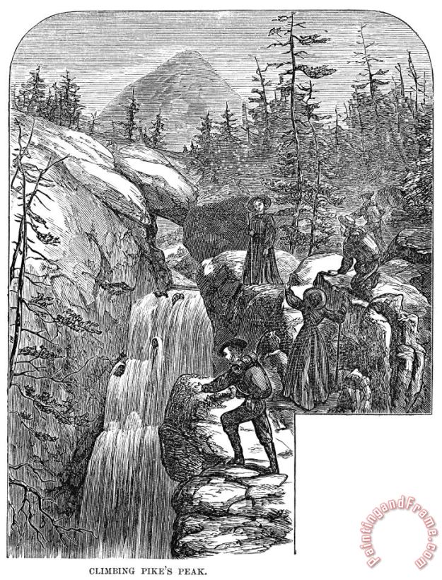 Others Colorado: Pikes Peak, 1867 Art Painting