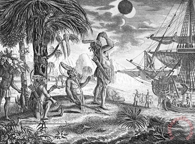Columbus: Jamaica, 1504 painting - Others Columbus: Jamaica, 1504 Art Print