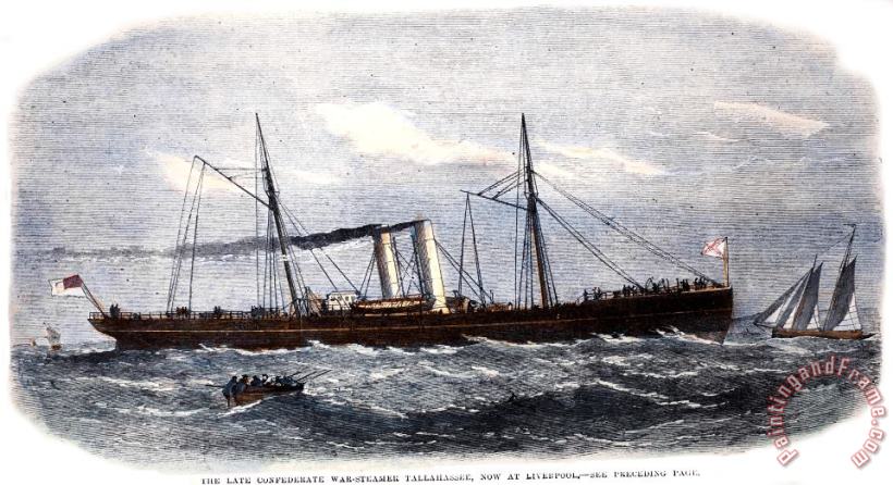 Confederate Warship, 1865 painting - Others Confederate Warship, 1865 Art Print