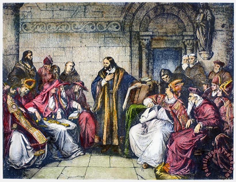 Council Of Constance, 1414 painting - Others Council Of Constance, 1414 Art Print