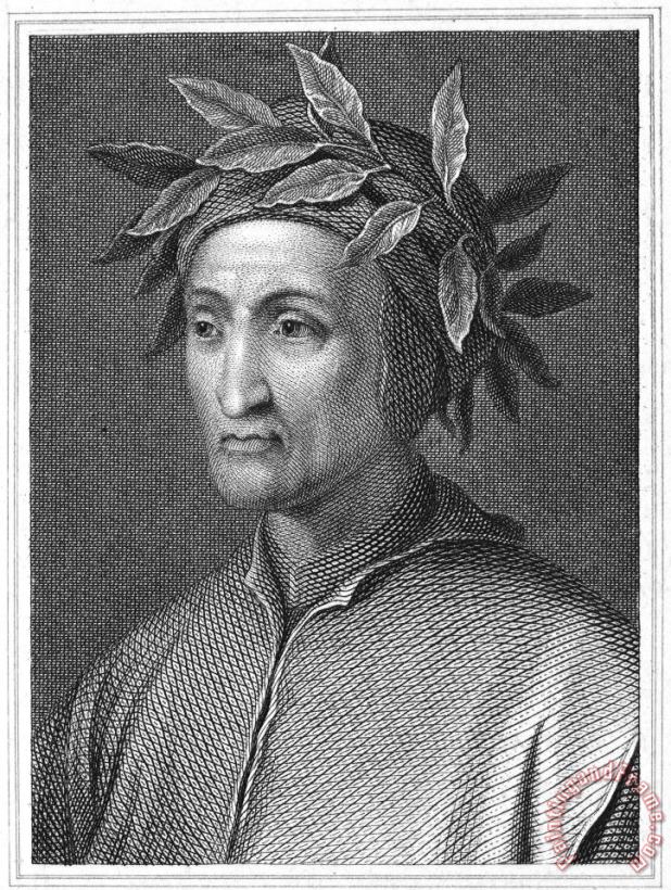 Dante Alighieri (1265-1321) painting - Others Dante Alighieri (1265-1321) Art Print