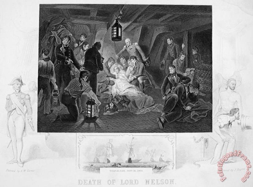 Others Death Of Nelson, 1805 Art Painting