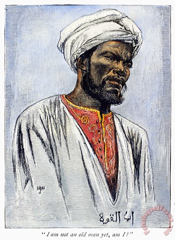 East Africa: Muslim Man painting - Others East Africa: Muslim Man Art Print