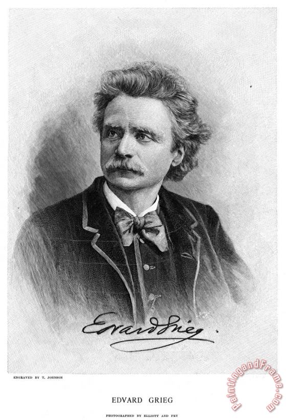 Edvard Grieg (1843-1907) painting - Others Edvard Grieg (1843-1907) Art Print