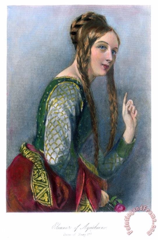 Others Eleanor Of Aquitaine Art Painting