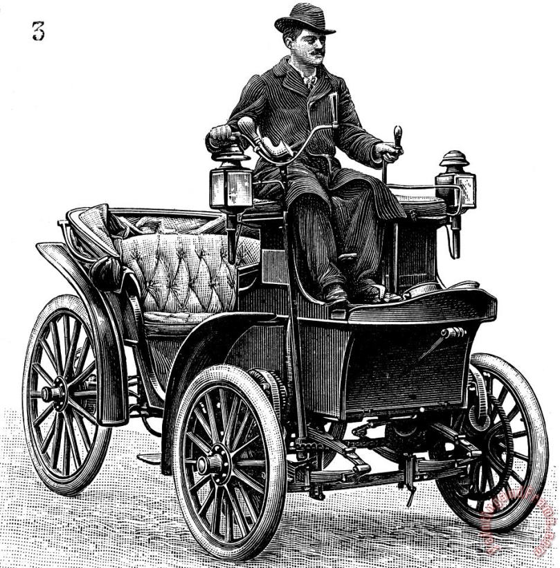 Others Electric Automobile, 1898 Art Print