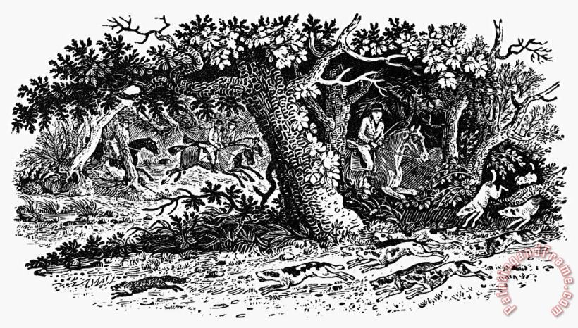 Others England: Fox Hunting, 1800 Art Print
