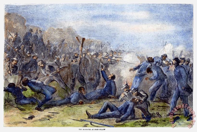 Others Fort Pillow Massacre, 1864 Art Painting