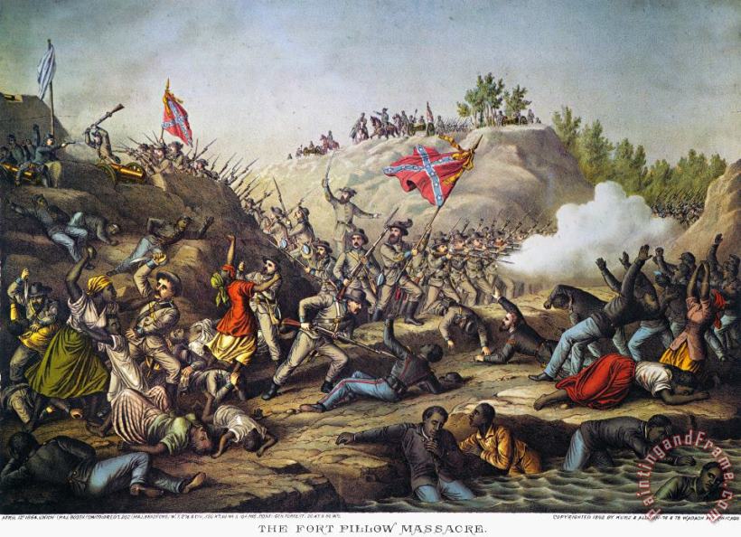 Others Fort Pillow Massacre, 1864 Art Painting