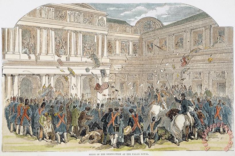 France: Revolution, 1848 painting - Others France: Revolution, 1848 Art Print