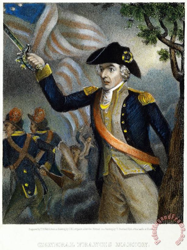 Francis Marion (1732?-1795) painting - Others Francis Marion (1732?-1795) Art Print