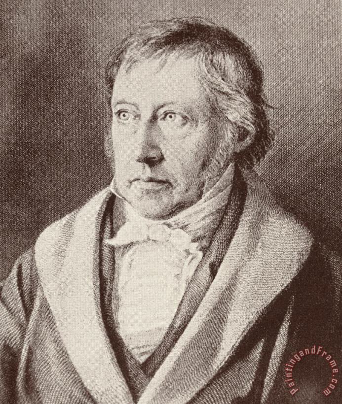 Others Georg Hegel Art Print