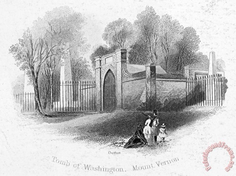 Others George Washington: Tomb Art Print