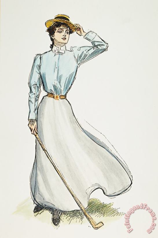 Others Gibson Girl, 1899 Art Painting