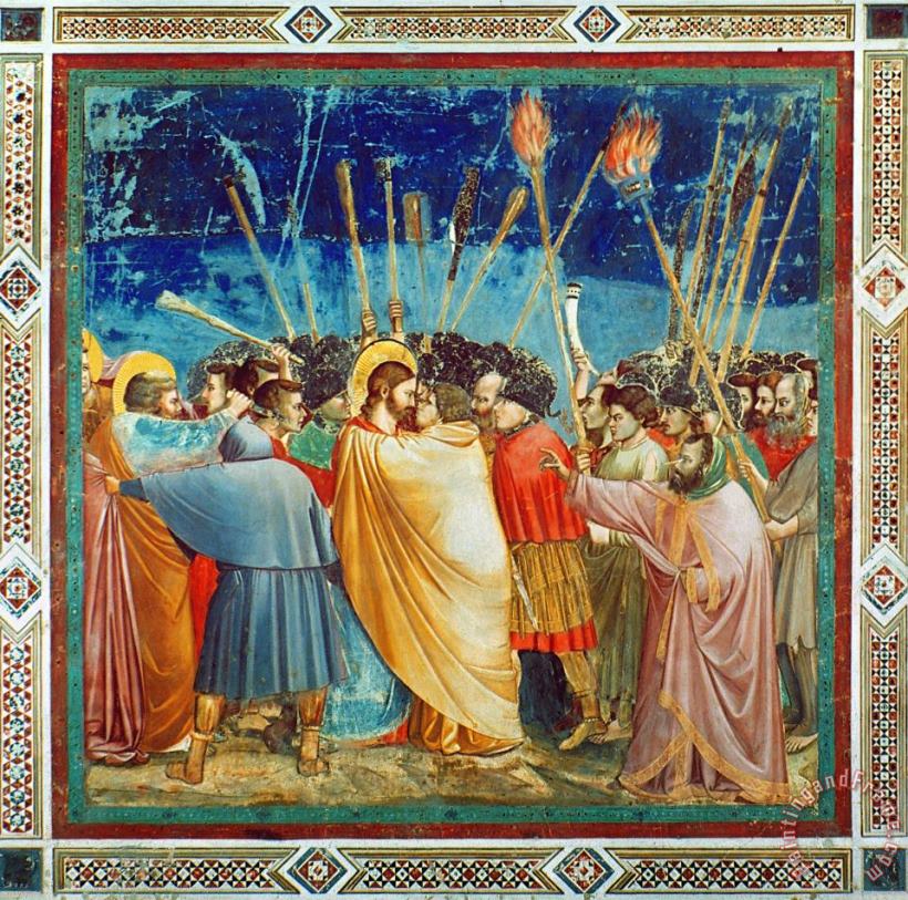 Others Giotto: Betrayal Of Christ Art Painting