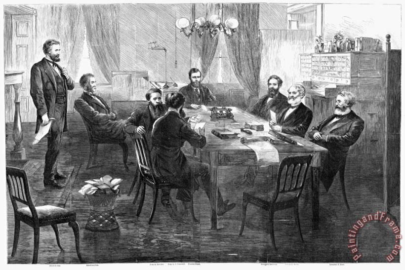 Others Grants Cabinet, 1869 Art Print