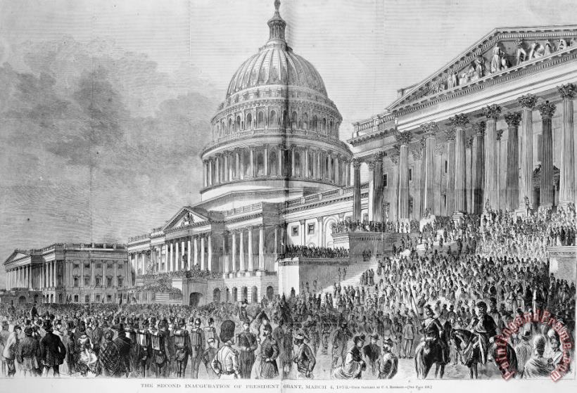 Others Grants Inauguration, 1873 Art Print