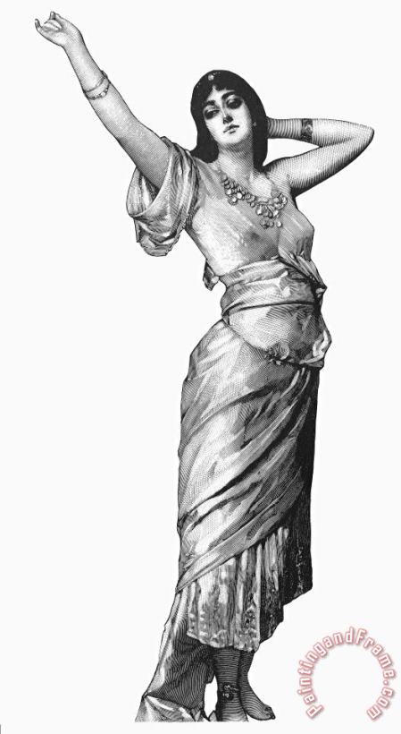 Others HAREM WOMAN, 19th CENTURY Art Print