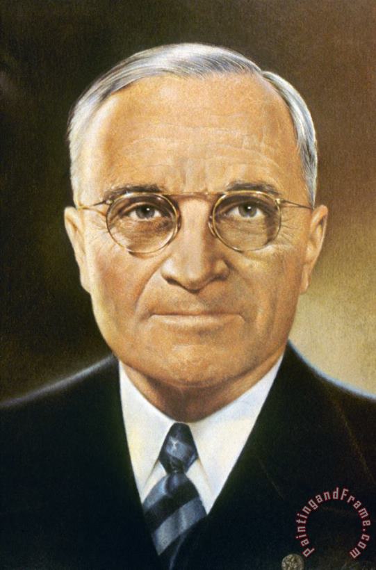 Harry S. Truman (1884-1972) painting - Others Harry S. Truman (1884-1972) Art Print