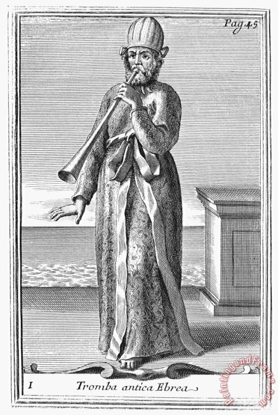 Others Hebrew Trumpet, 1723 Art Print