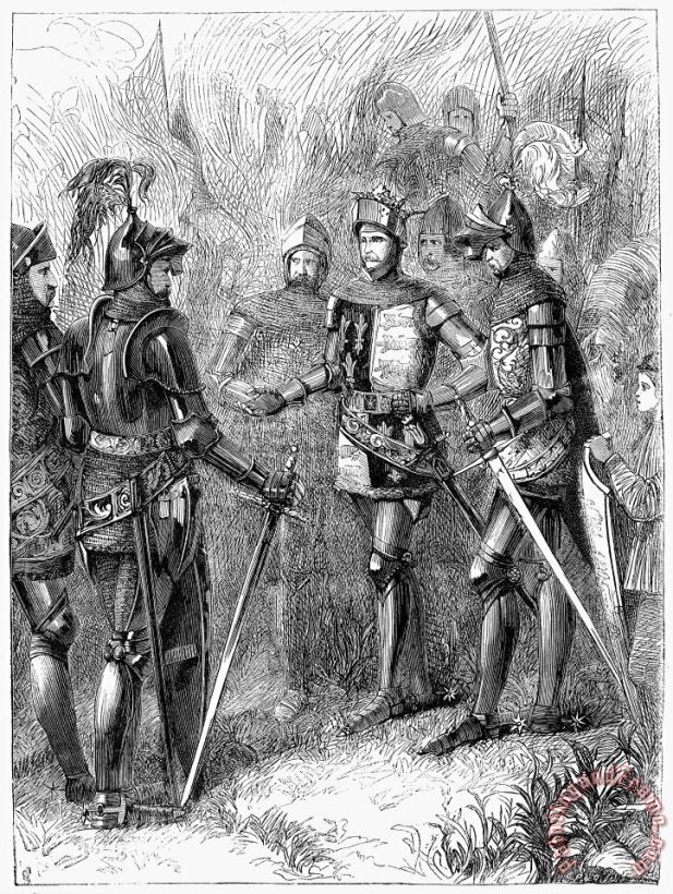 Henry V At Agincourt, 1415 painting - Others Henry V At Agincourt, 1415 Art Print