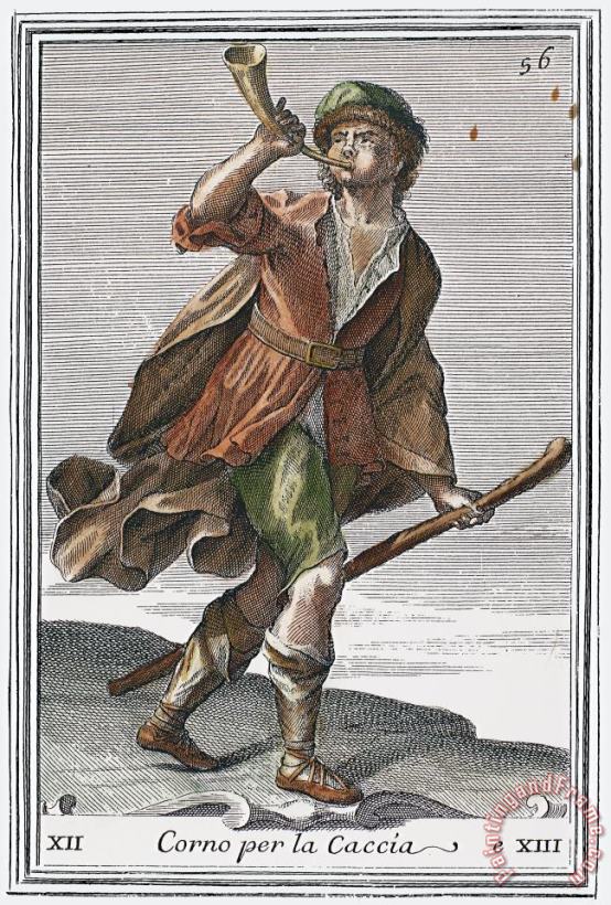 Others Hunting Horn, 1723 Art Print
