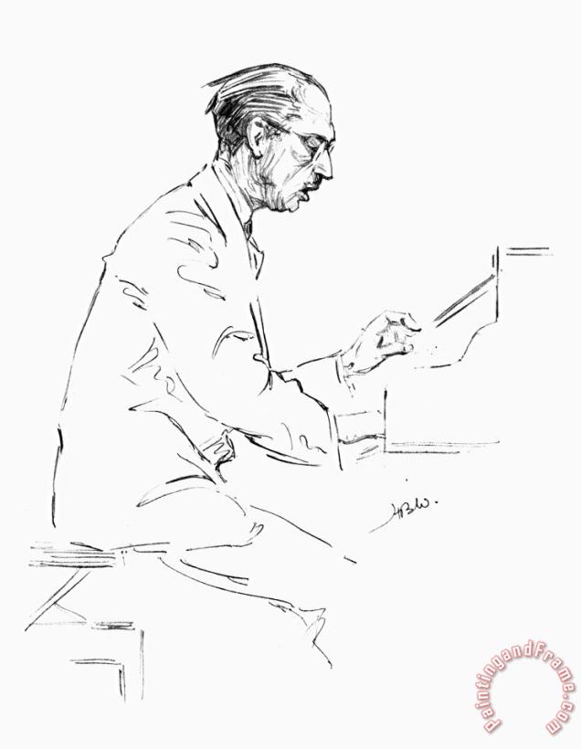 Others Igor Stravinsky (1882-1971) Art Painting