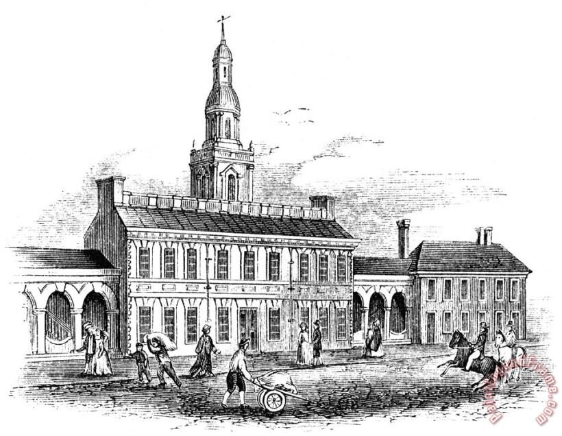 Others Independence Hall Art Print